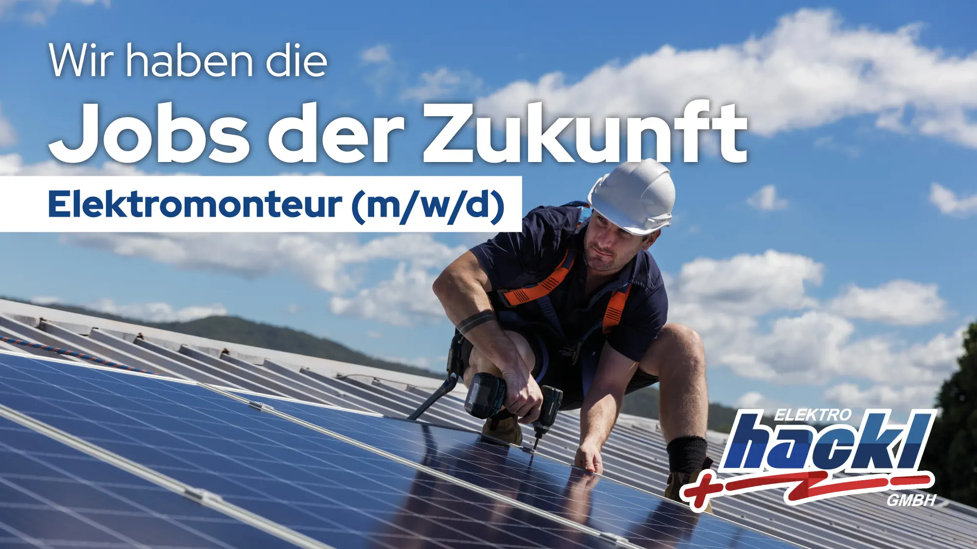 Jobinserat, Elektromonteur gesucht